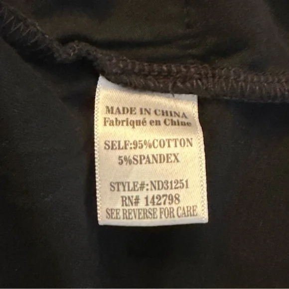 Distressed Black Newin Knit Mini Romper Dress size L - Picture 11 of 12